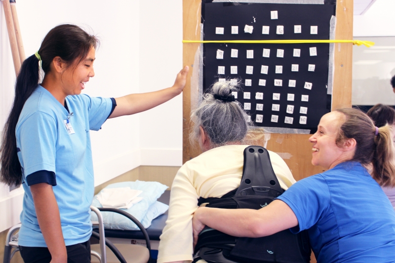 Cheyenne helping patients